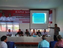 Kapolsek Siantar Marihat Hadiri Rakor Tim Terpadu Penanganan Konflik Sosial Kota Pematangsiantar Tahun 2025