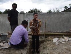 Bupati Humbahas Letakkan Batu Pertama Pembangunan Rumah Dinas Pendeta HKBP Resort Marbun Barat