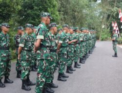 Gairah Kembangkan Wawasan, Siswa Dikmaba Rindam I/BB Berkunjung ke Yonif 122/TS