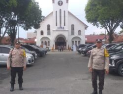 Ciptakan Rasa Aman dan Nyaman Ibadah Minggu, Polsek Siantar Selatan Patroli