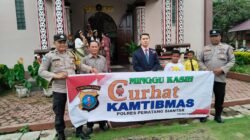 Minggu Kasih Curhat Kamtibmas, Polsek Siantar Martoba Serap Aspirasi Jemaat Gereja 