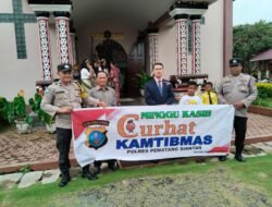 Minggu Kasih Curhat Kamtibmas, Polsek Siantar Martoba Serap Aspirasi Jemaat Gereja 