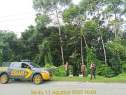 Cegah Karhutla, Sat Samapta Polres Pematangsiantar Patroli