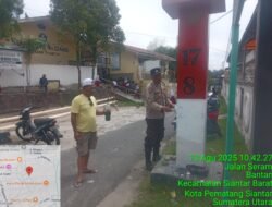 Sambut HUT RI ke 80, Polsek Siantar Barat Laksanakan Gotong Royong Bersama Warga