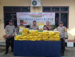 Polsek Siantar Barat Gelar Gerakan Pangan Murah kepada Masyarakat