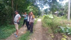 Buka Akses Jalan Menuju Perladangan Warga di Jalan Ringroad Polsek Siantar Martoba Gotong Royong Bersama