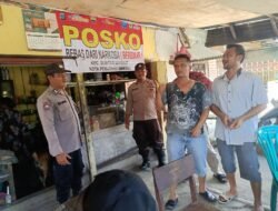 Antisipasi Penyalahgunaan Narkoba Polsek Siantar Marihat Laksanakan Patroli di Posko Bersinar Jalan Pisang