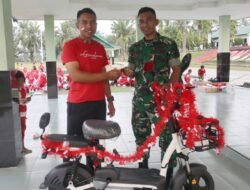 HUT Kemerdekaan RI Ke 80, Keluarga Besar Yonif 122/TS menggelar Perlombaan Antar Kompi