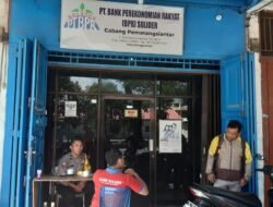 Sampaikan Pesan Kamtibmas, Polsek Siantar Utara Sambangi Kantor BPR Solider