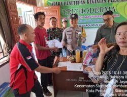 Polsek Siantar Marihat Hadiri Penutupan Pelatihan Tricoderma Pemberdayaan Masyarakat
