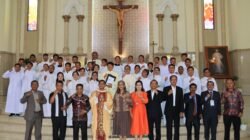 Minggu Kasih, Kamtibmas Polsek Siantar Martoba Sampaikan Pesan Kamtibmas