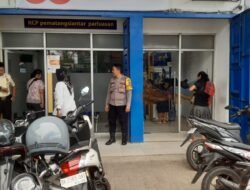 Polsek Siantar Utara Sosialisasi 110 di Kantor Bank Mandiri Unit Parluasan
