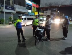 Polres Pematangsiantar Laksanakan KYRD Hingga Dini Hari, Tiga Pengendara Ditegur Lakukan Pelanggaran