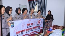 Sambut Hari Jadi Polwan ke 77, Kapolres Pematangsiantar Bersama Polwan Gelar Anjangsana
