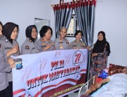 Sambut Hari Jadi Polwan ke 77, Kapolres Pematangsiantar Bersama Polwan Gelar Anjangsana