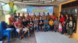Sampaikan Himbauan Kamtibmas, Polsek Siantar Selatan Hadiri Sosialisasi Pembangunan Cover Drain