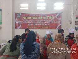 Polsek Siantar Barat Sampaikan Himbauan Kamtibmas Dalam Pelatihan Tata Boga