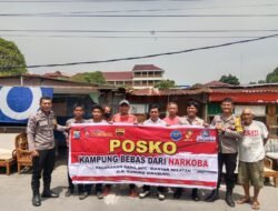Polsek Siantar Selatan Sambangi Posko KBN Jalan Gunung Sinabung dan Berikan Penyuluhan Bahaya Narkoba