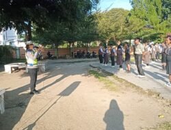 Edukasi Pelajar Sat Lantas Polres Pematangsiantar Police Go School di SMA, SMK Perguruan HKBP