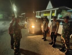 Polsek Siantar Marihat Patroli Gabungan Bersama Koramil 03/SS