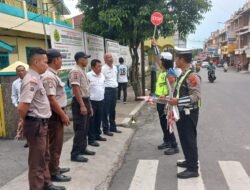 Sat Lantas Polres Pematangsiantar Kampanye Keselamatan Berlalulintas kepada Satpam