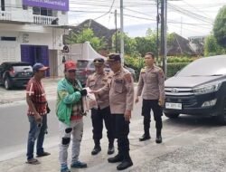 Bag Ops Polres Pematangsiantar Berikan Bansos