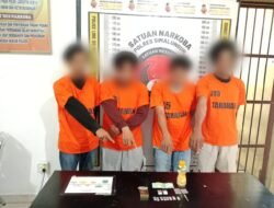 Tindakan Tegas Sat Narkoba Polres Simalungun Berantas Narkoba Dukung Program Presiden Prabowo, Sita 3,55 Gram Sabu dari Empat Pelaku