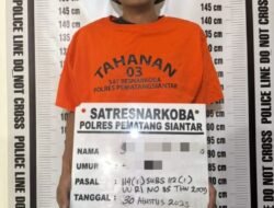 Miliki Sabu 1.06, Sat Resnarkoba Polres Pematangsiantar Tangkap S Dirumahnya