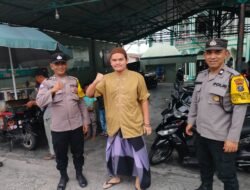Amankan Ibadah Sholat Jumat, Polsek Siantar Utara Laksanakan Patroli