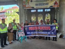 Go To Pesantren di Ponpes Modern,Terpadu Sat Lantas Polres Pematangsiantar Menyapa