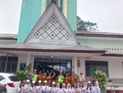 Sat Lantas Polres Pematangsiantar Hadiri Pelantikan PKS Junior di SMK N 1 Jadi Pelopor Keselamatan Berlalu Lintas