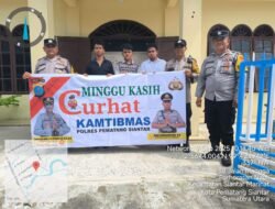 Sosialisasikan Call Center 110, Polsek Siantar Marihat Laksanakan Minggu Kasih
