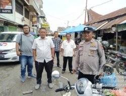 Antisipasi Gangguan Kamtibmas, Polsek Siantar Barat Patroli Diseputaran Pasar Horas