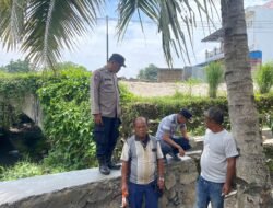 Polsek Siantar Marihat Sambang Sampaikan Himbauan Kamtibmas kepada Pekerja Pembuatan Pondasi Paret
