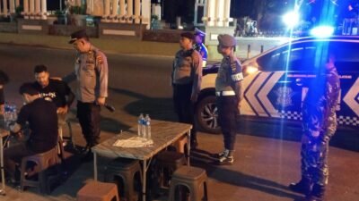 Polres Pematangsiantar Patroli Skala Besar Pada Kamis Malam, Situasi Kamtibmas Kondusif