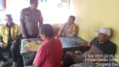 Jumat Curhat, Polsek Siantar Marihat Sampaikan pesan Kamtibmas