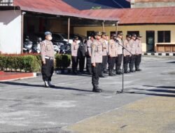 Polres Pematangsiantar Gelar Apel Jam Pimpinan, Pemeriksaan Fisik dan ADM Randis