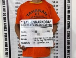 Polres Pematangsiantar Gagalkan Peredaran 56.02 gram Ganja di Jalan Ringroad