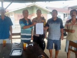 Selisih Paham di Warung Tuak Berakhir Dipolsek Marihat dengan Problem Solving