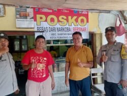 Ciptakan Generasi Muda yang unggul Tanpa Narkoba, Polsek Siantar Marihat Patroli KBN Jalan Pisang