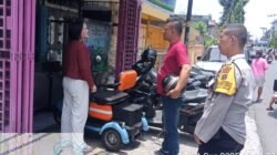Tinjut Laporan Masyarakat Call Center 110, Polsek Siantar Timur Cek TKP Pencurian Tas