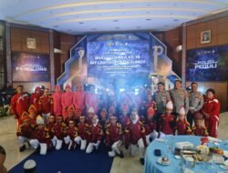 Parade Pocil Binaan Sat Lantas Polres Pematangsiantar Meriahkan Syukuran Hari Polantas Bhayangkara ke 70 di Polda Sumut