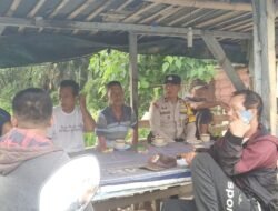 Polsek Siantar Martoba Sambangi Mayarakat, Sampaikan Pesan Pesan Kamtibmas