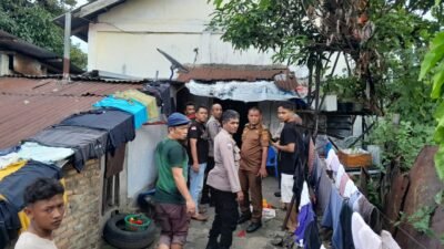 Kapolsek Siantar Utara Pimpin Cek TKP Temuan Mayat di Rumah Kos Jalan Mataram 1
