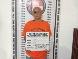 22,94 Gram Sabu, Diamankan Satnarkoba Polres Pematang Siantar