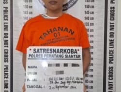 Polres Pematangsiantar Amankan RK Diduga Pengedar Sabu di Eks Terminal Sukadame Parluasan
