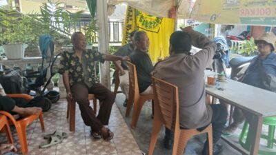 Polsek Siantar Martoba Patroli Sambang Kamtibmas di Gang Bajigur