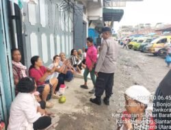 Polsek Siantar Barat,Sampaikan Himbauan Kamtibmas kepada Pedagang Kaki Lima