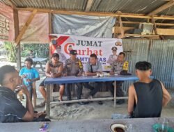 Polsek Siantar Marihat Jum’at Curhat Kamtibmas kepada Masyarakat Dusun Hutabagasan