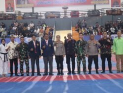 Pembukaan Kejuaraan Karate Cup Tahun 2025, Kapolres Pematang Siantar Junjung Sportivitas